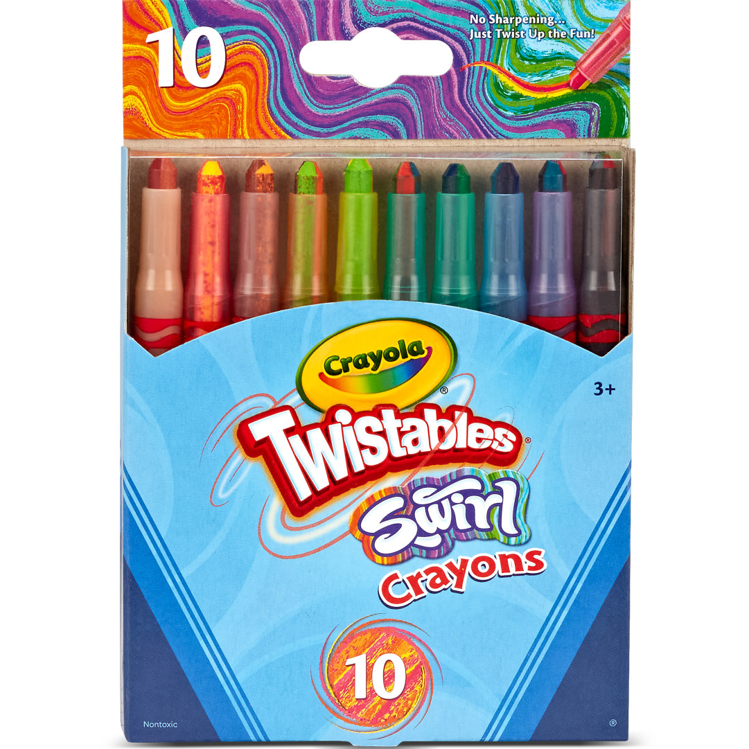 10 Twistables® -  Mini Swirl Front view