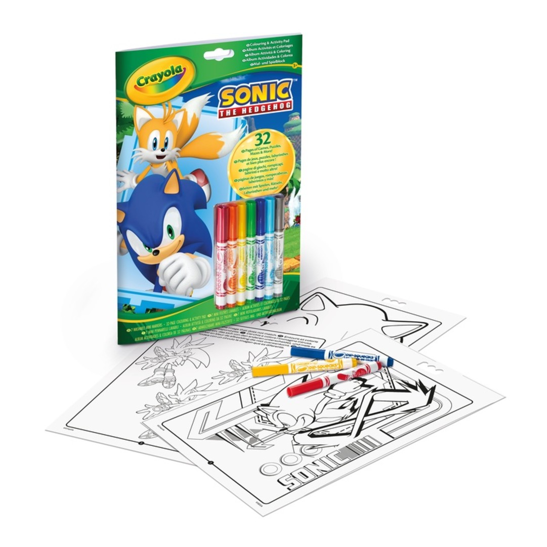 Album Attivit & Coloring  SonicPackaging with contents