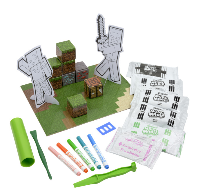 Minecraft Sculpt & Play KitContents