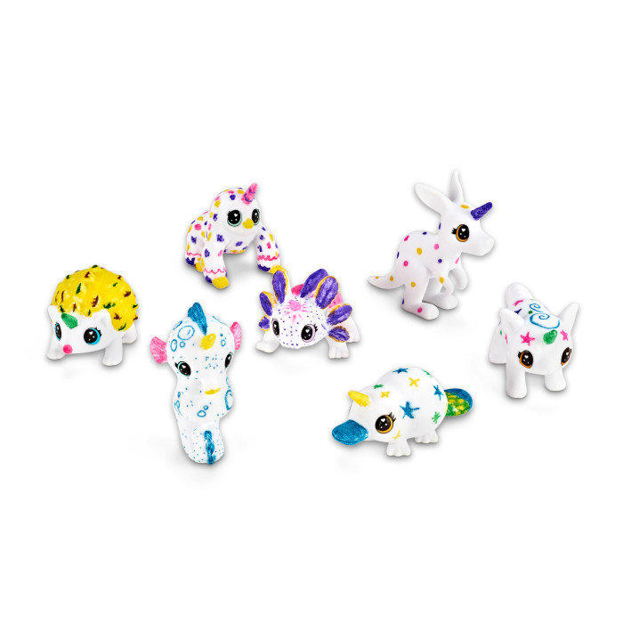 Scribble Scrubbie Uni-Pets 7 Count PackContents