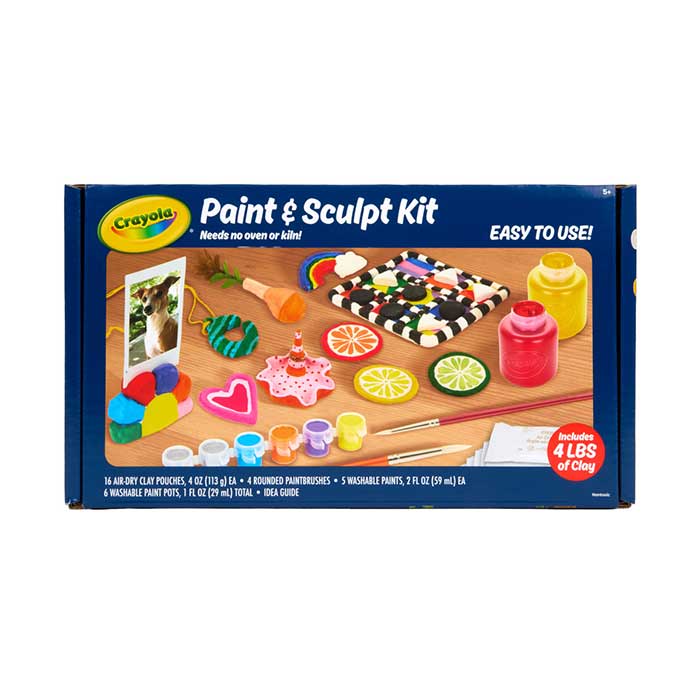 Crayola Paint & Sculpt Deluxe Pack front view.