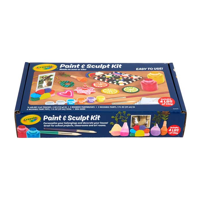 Crayola Paint & Sculpt Deluxe Pack top view.