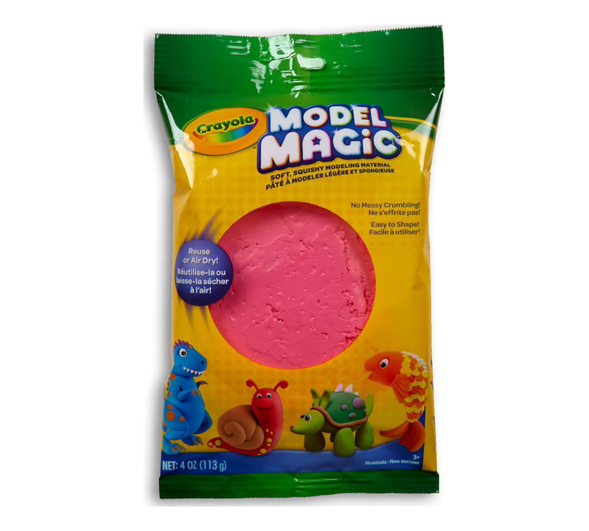 Model Magic 4oz Pack Assorted Color  Raspberry