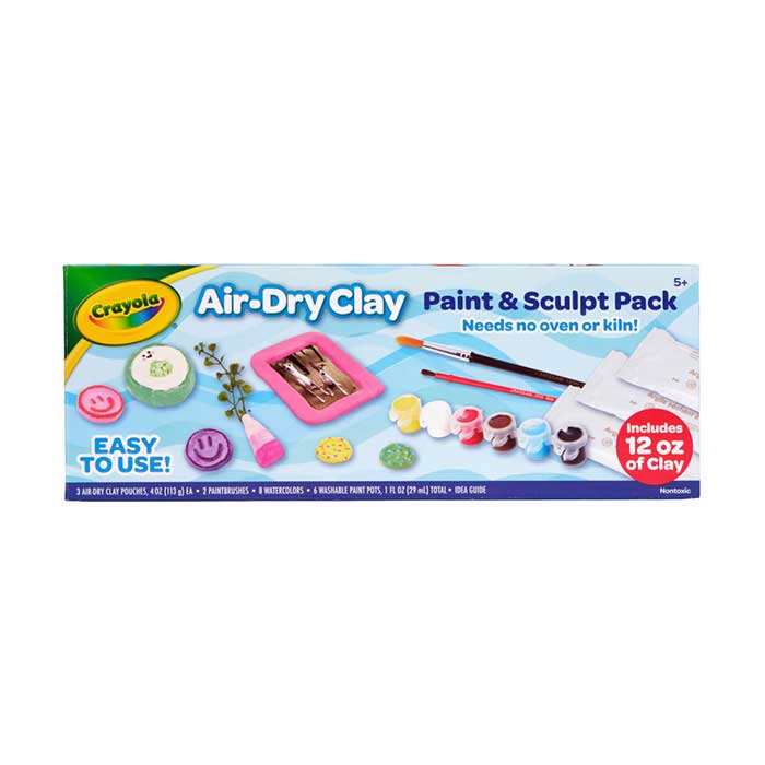 Crayola Paint & Sculpt Pack front view.