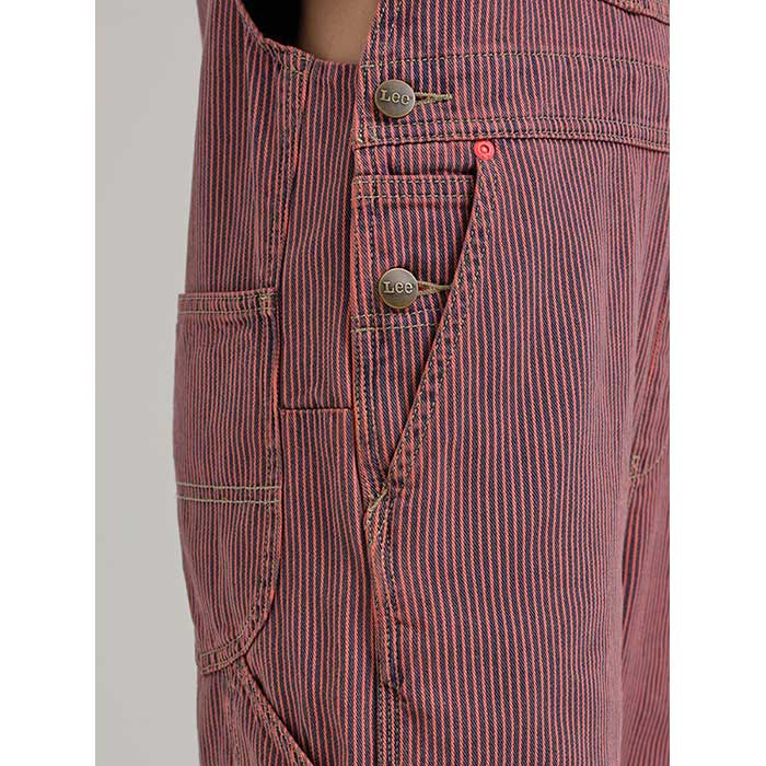 Crayola® x Lee® Women's Limited Edition Colors Slim Straight Bib Overall right side view.