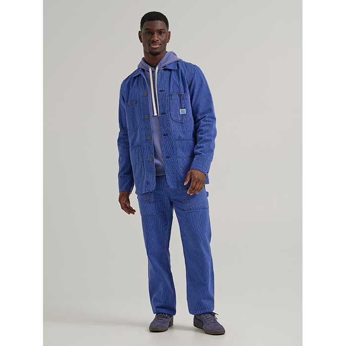 Crayola x Lee Men's Limited Edition Colors Loose Straight Carpenter Pant violet blue Front View.