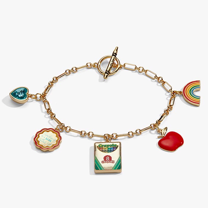 Crayola Teacher Appreciation Toggle Bracelet full bracelet.