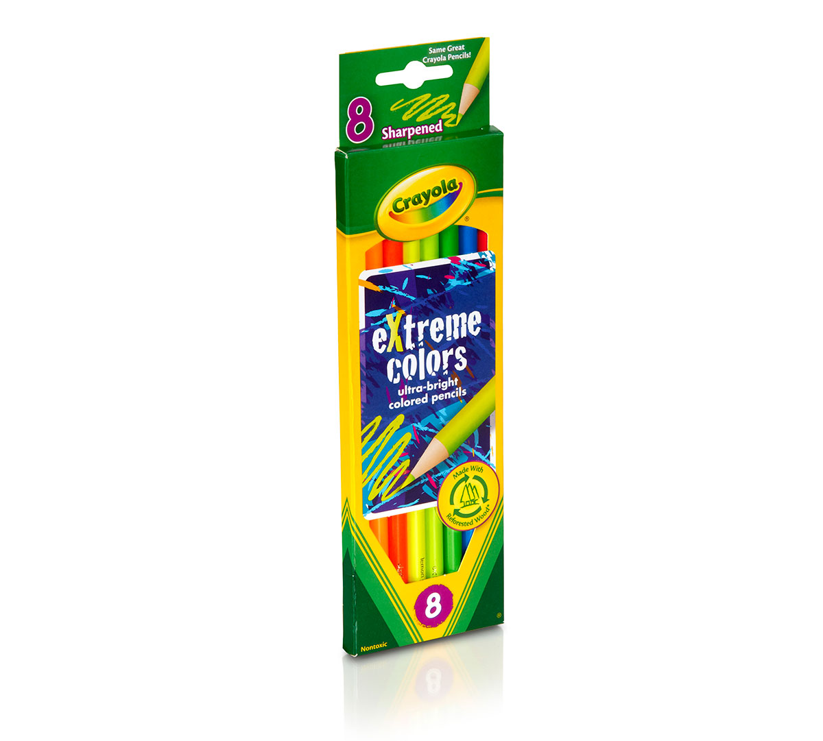 eXtreme colors Colored Pencils  8 Count