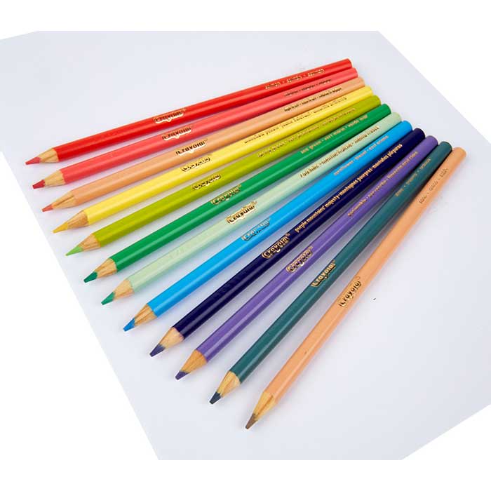 Pastel Colored Pencils 12 Count. Contents.