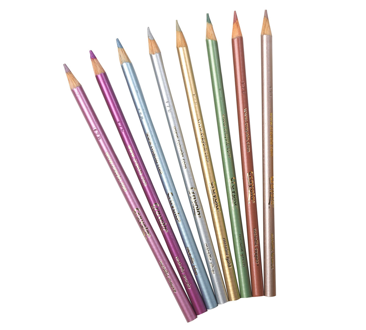 Metallic Colored Pencils  8 Count Pencils Out of Box