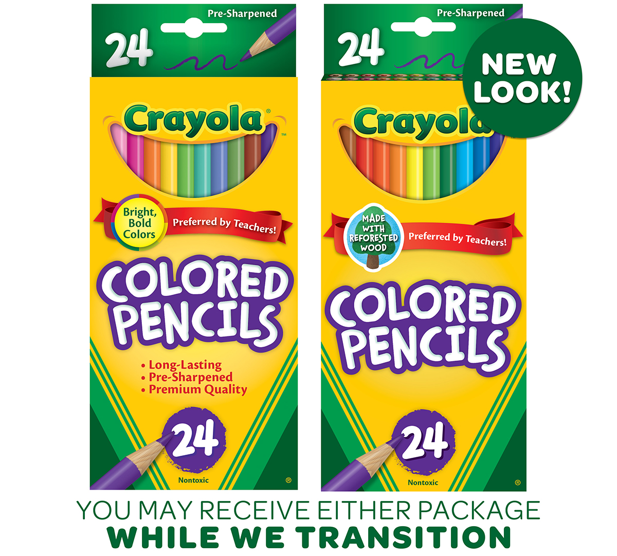Crayola Colored Pencils Set, 24 Count