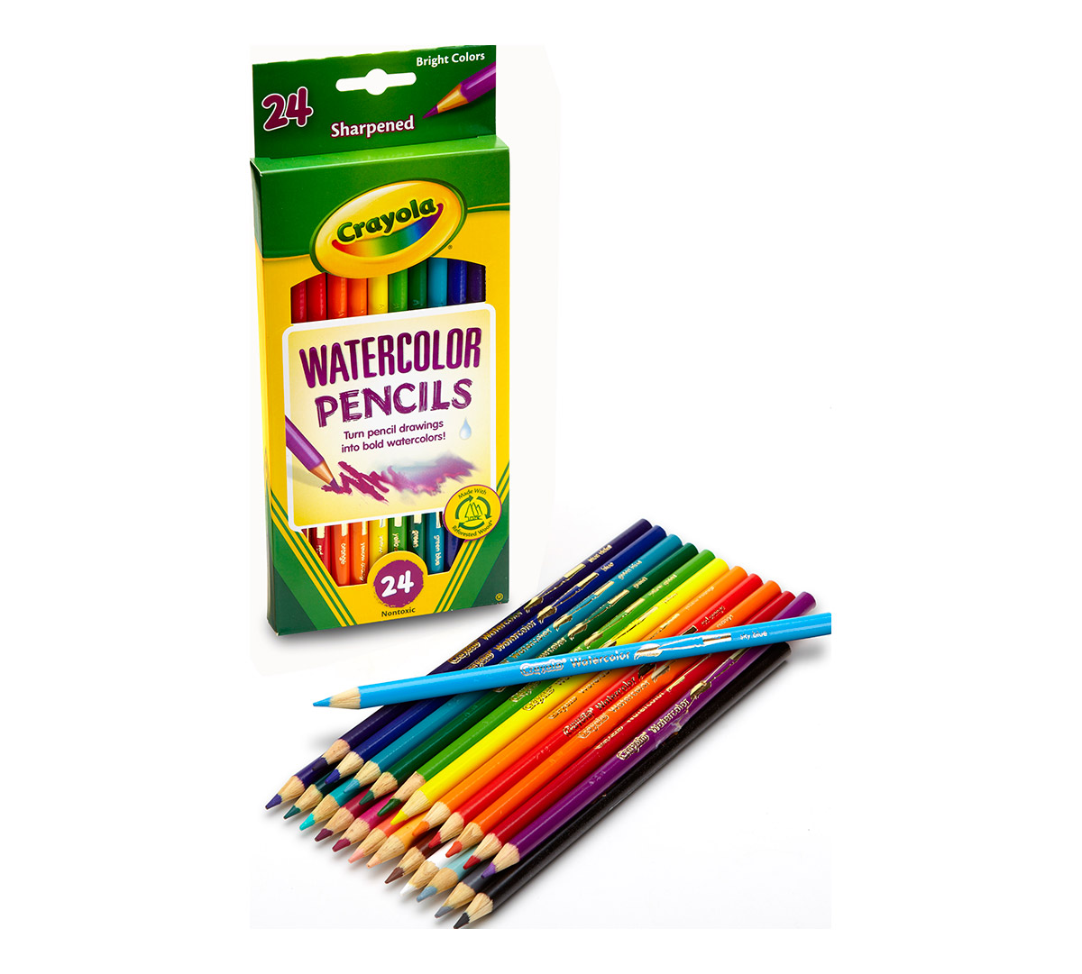 Watercolor Pencils  24 count packaging and contents