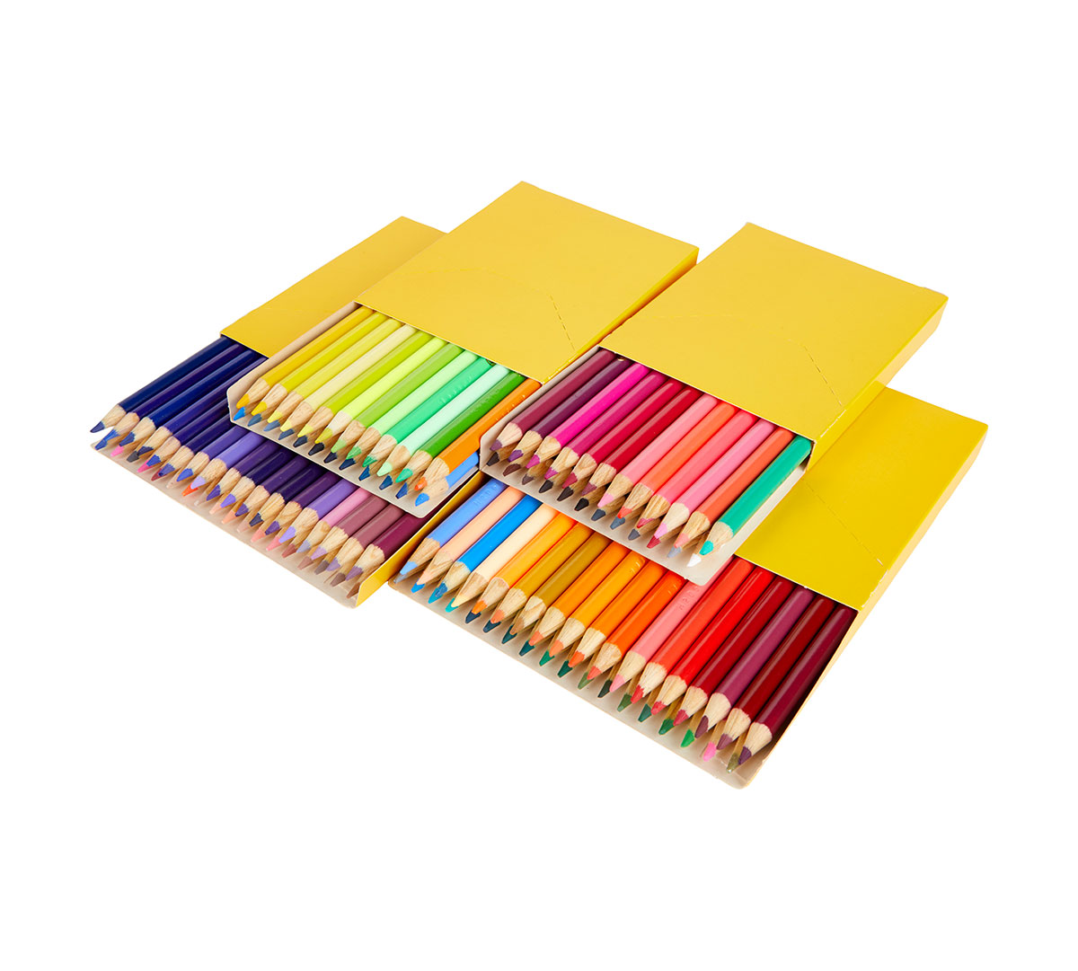 Crayola 120 Count Colored Pencils pencil display