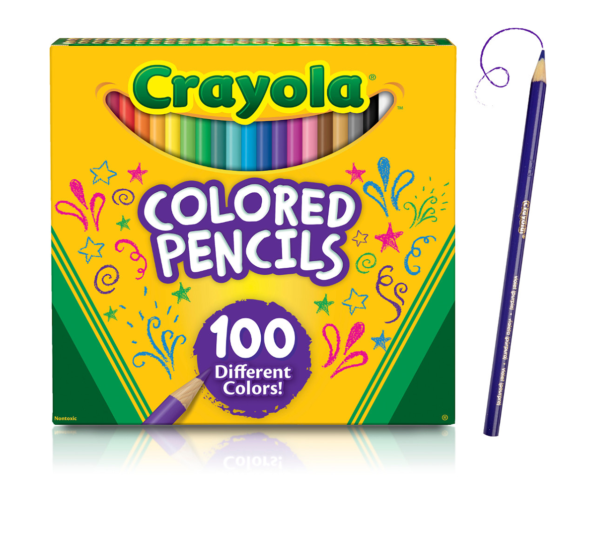 Colored Pencils  100 Count Front View