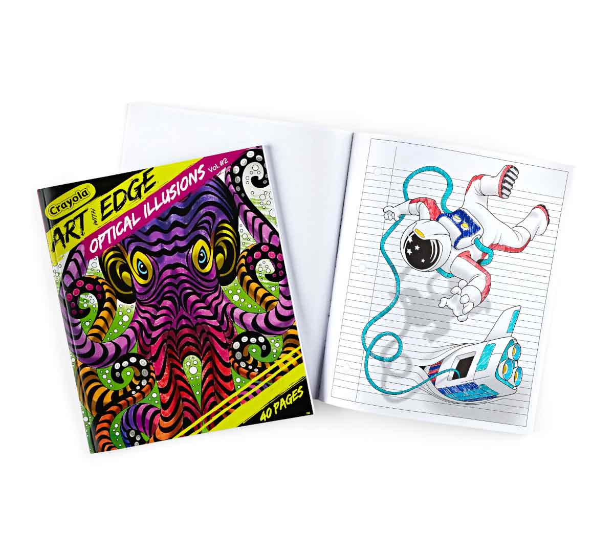 オリジナルアート作品#2 Crayola Art With Edge, Optical Illusions Volume 2