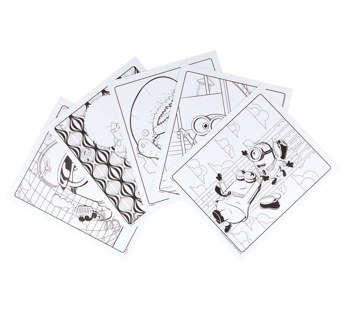 Minions 2 Color & Sticker Set Pages