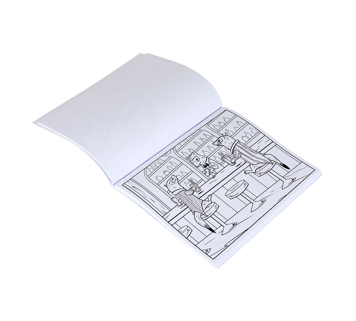 Well Dressed Pets Coloring Book Open