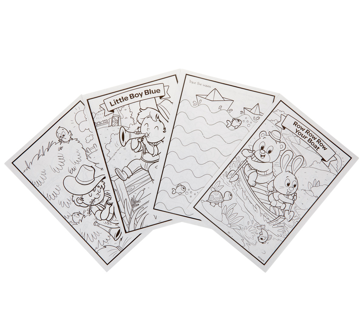 Nursery Rhymes Coloring Book Pages