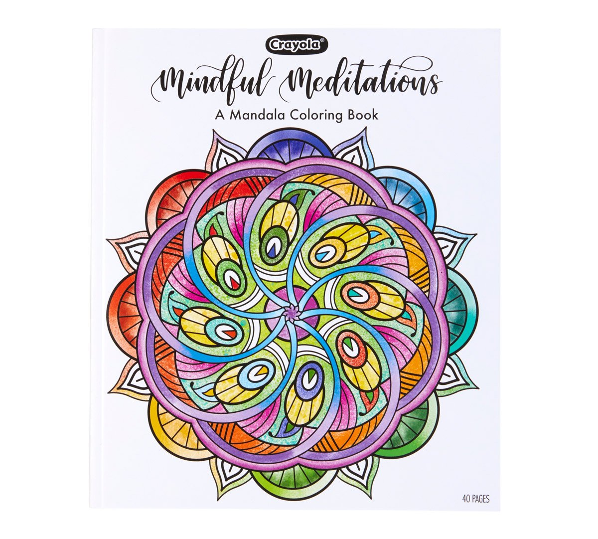 Mandala Coloring Book Front View