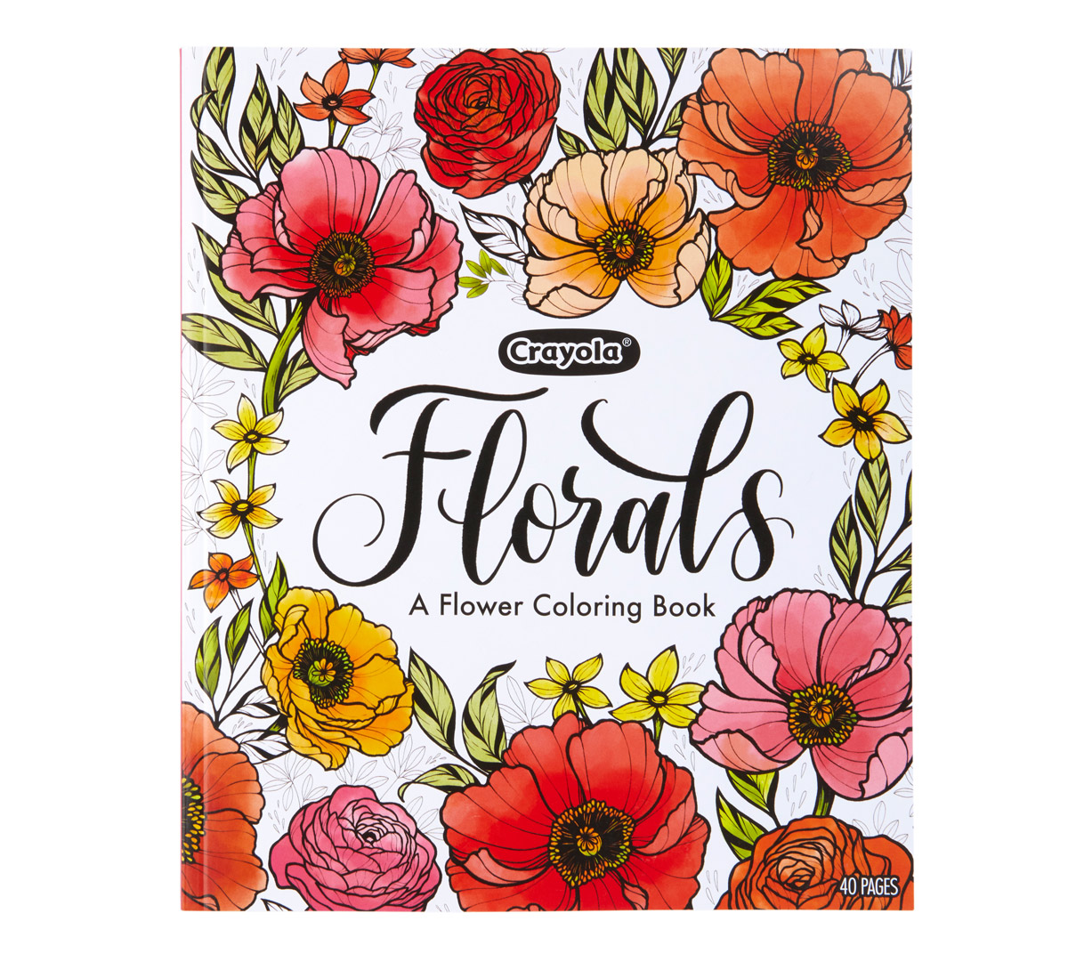 Flower Coloring Book, Floral Coloring Pages