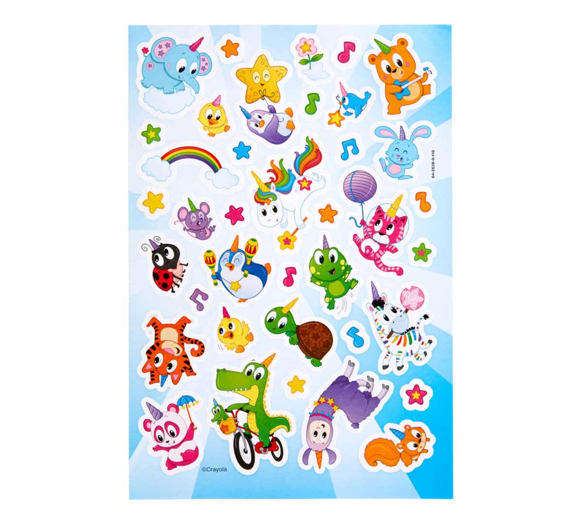 Uni-Creatures Coloring Book Stickers Included