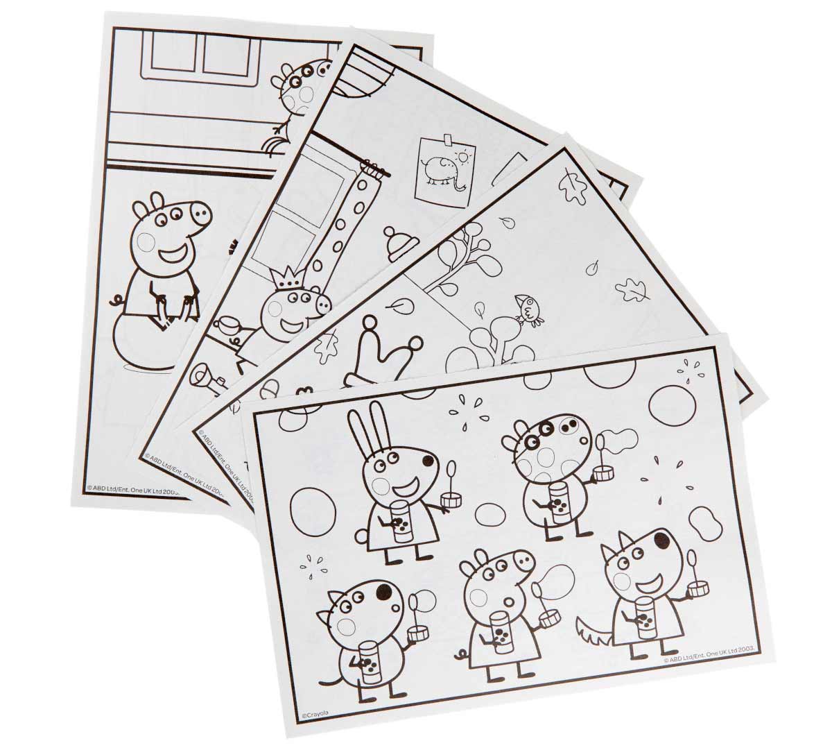 Peppa Pig Coloring & Sticker Book  96 pages. Select coloring pages.