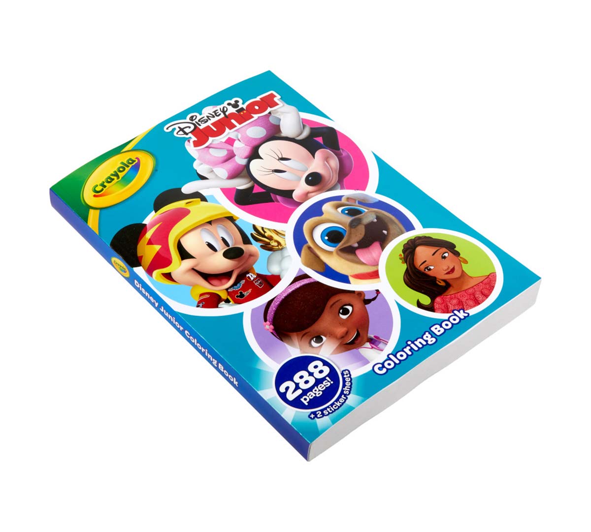 Disney Junior Coloring Book with Stickers  288 Pages