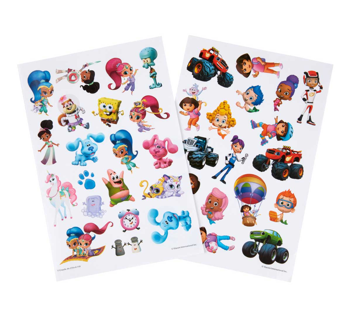 Crayola Nick Jr. Coloring Book  288 pages with Stickers sticker pages