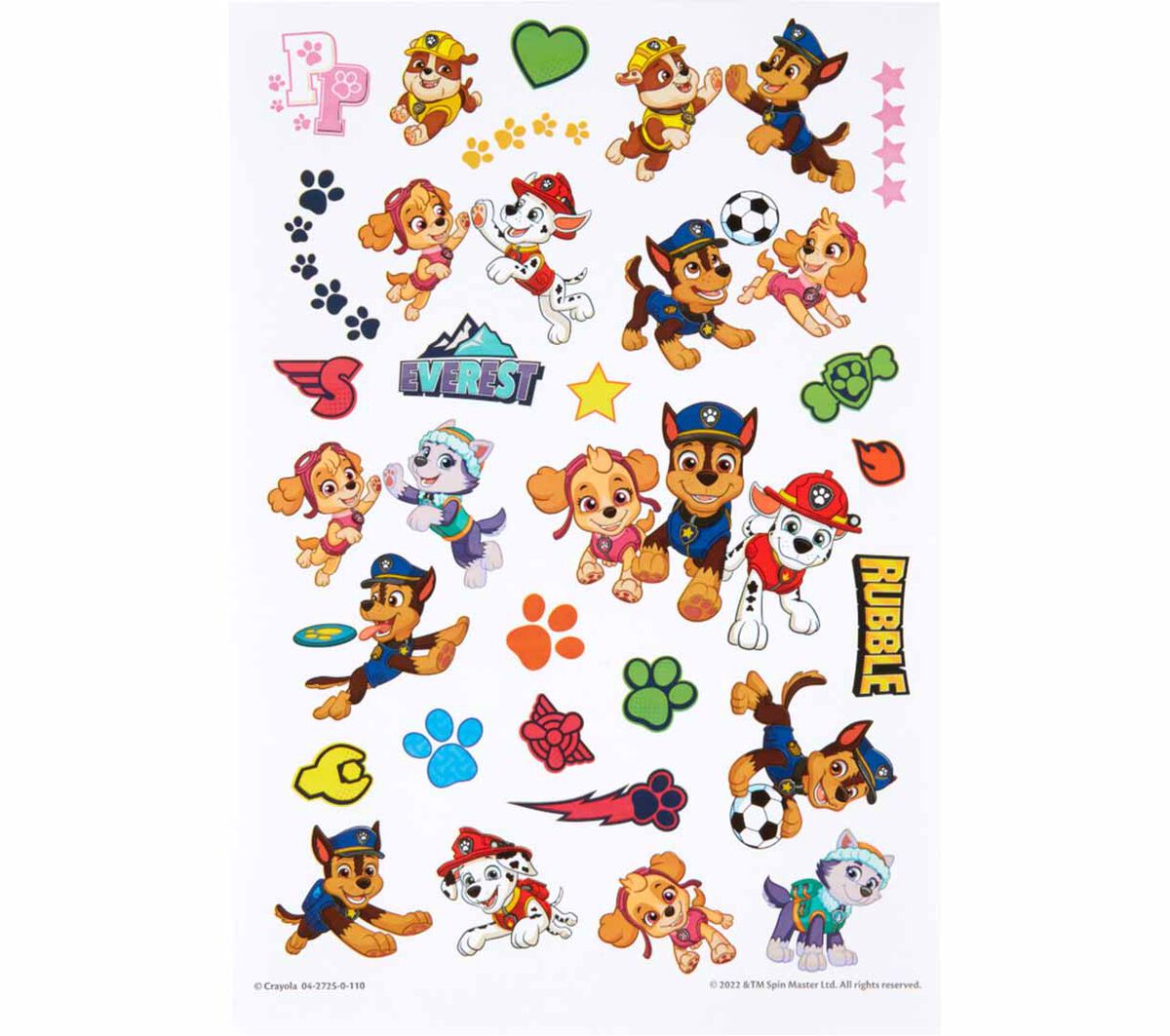 Paw Patrol Coloring Book  96 Pages. 1 sticker page.