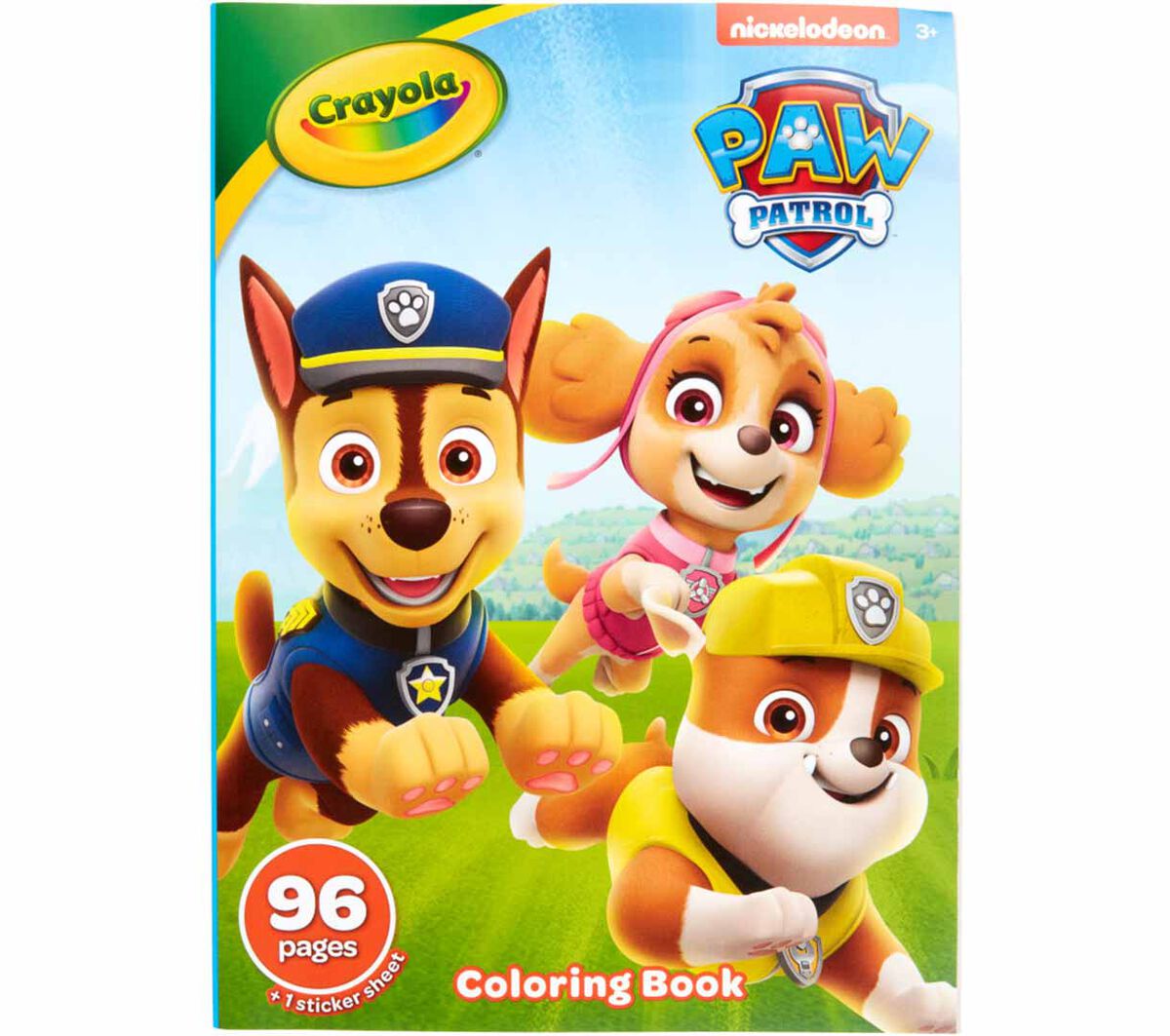Paw Patrol Coloring Book  96 Pages. Front view.