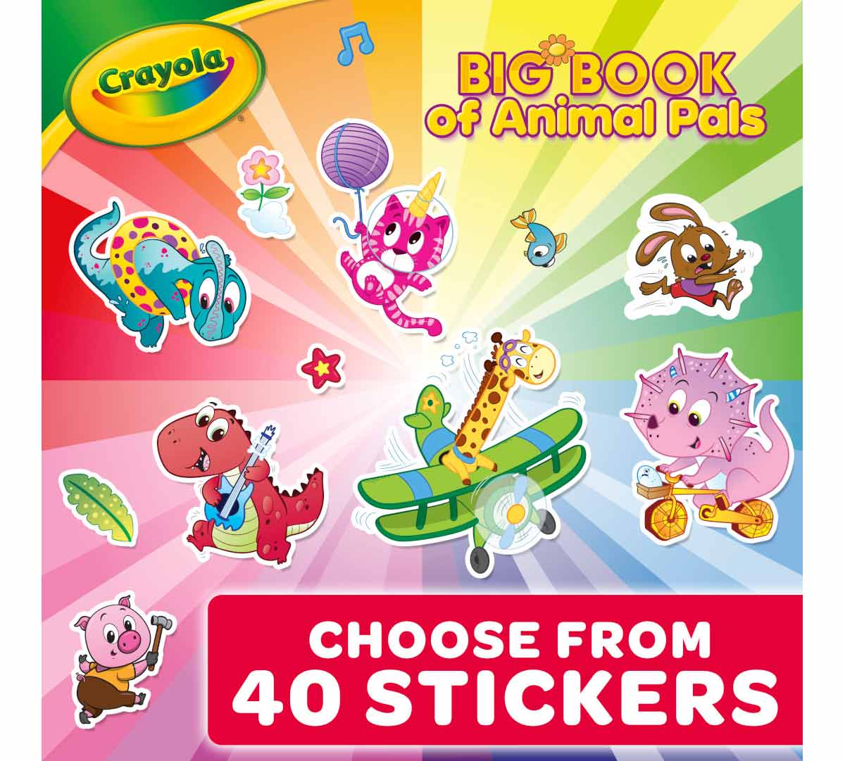 Big Book of Animal Pals Coloring Book  288 pages.