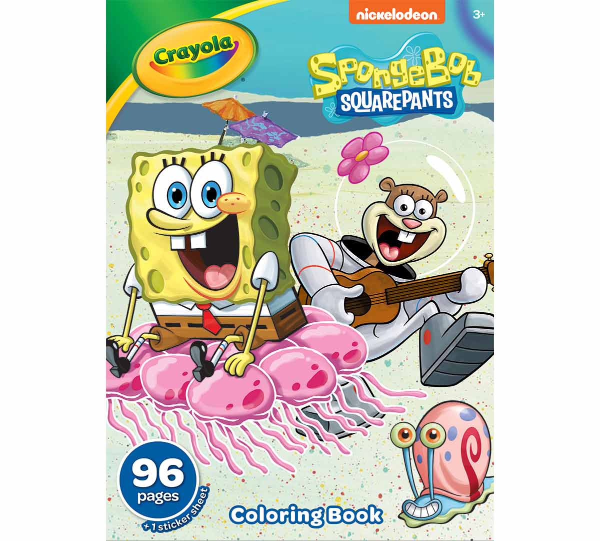 Spongebob Squarepants Coloring Book  96 pages front view