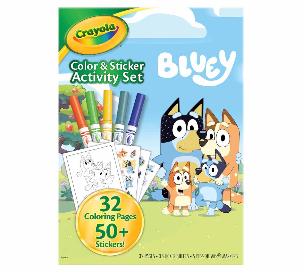 Bluey Color & Sticker Activity Set