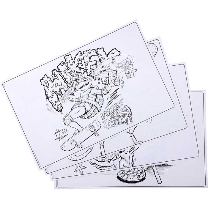 Teenage Mutant Ninja Turtles Giant Coloring Pages, 18 Count. Contents.
