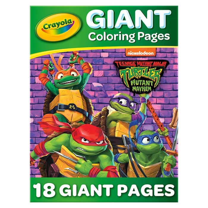 Teenage Mutant Ninja Turtles Giant Coloring Pages, 18 Count. Mutant mayhem. 18 Giant pages.