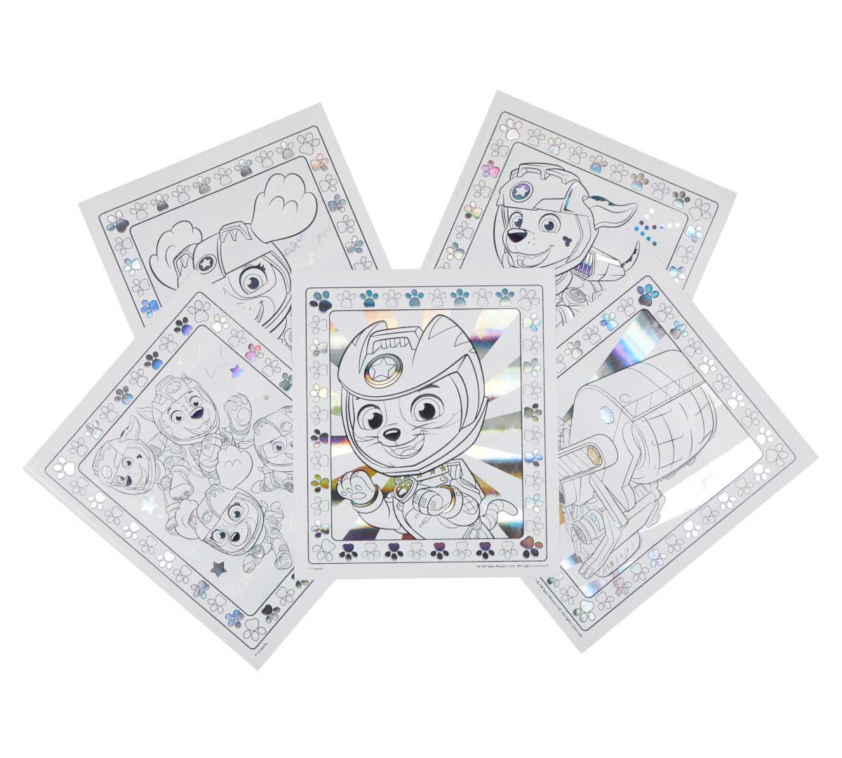Color Wonder Mess Free Metallic Paw Patrol Coloring Pages and Markers coloring pages
