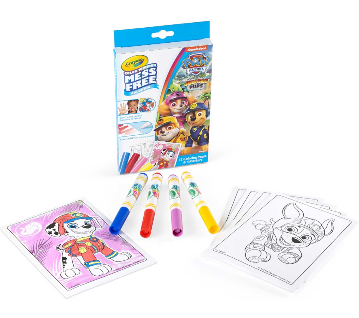 Color Wonder Mini Box Set  Paw Patrol packaging and contents.