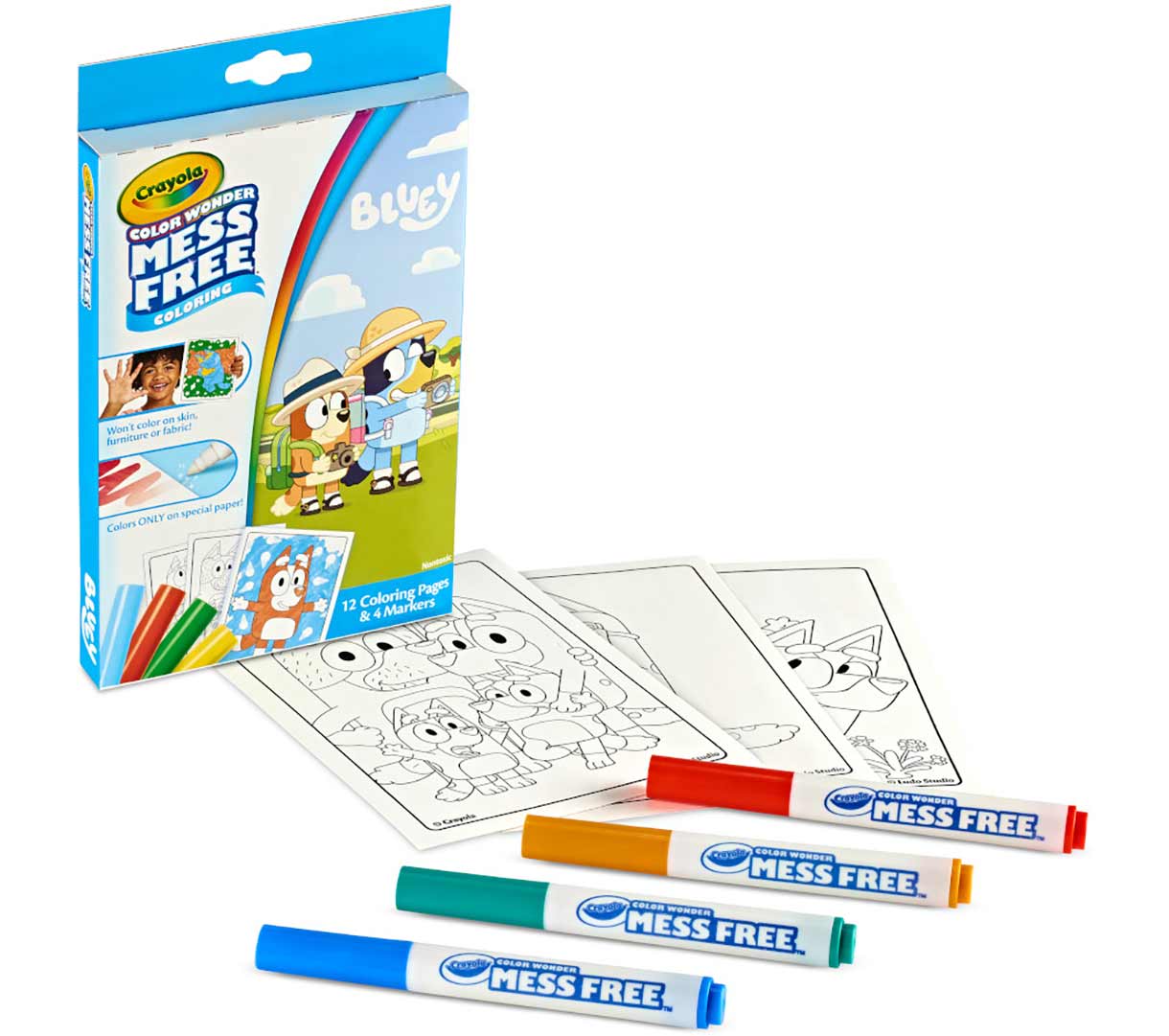 Color Wonder Mini Box Set  Bluey packaging and contents
