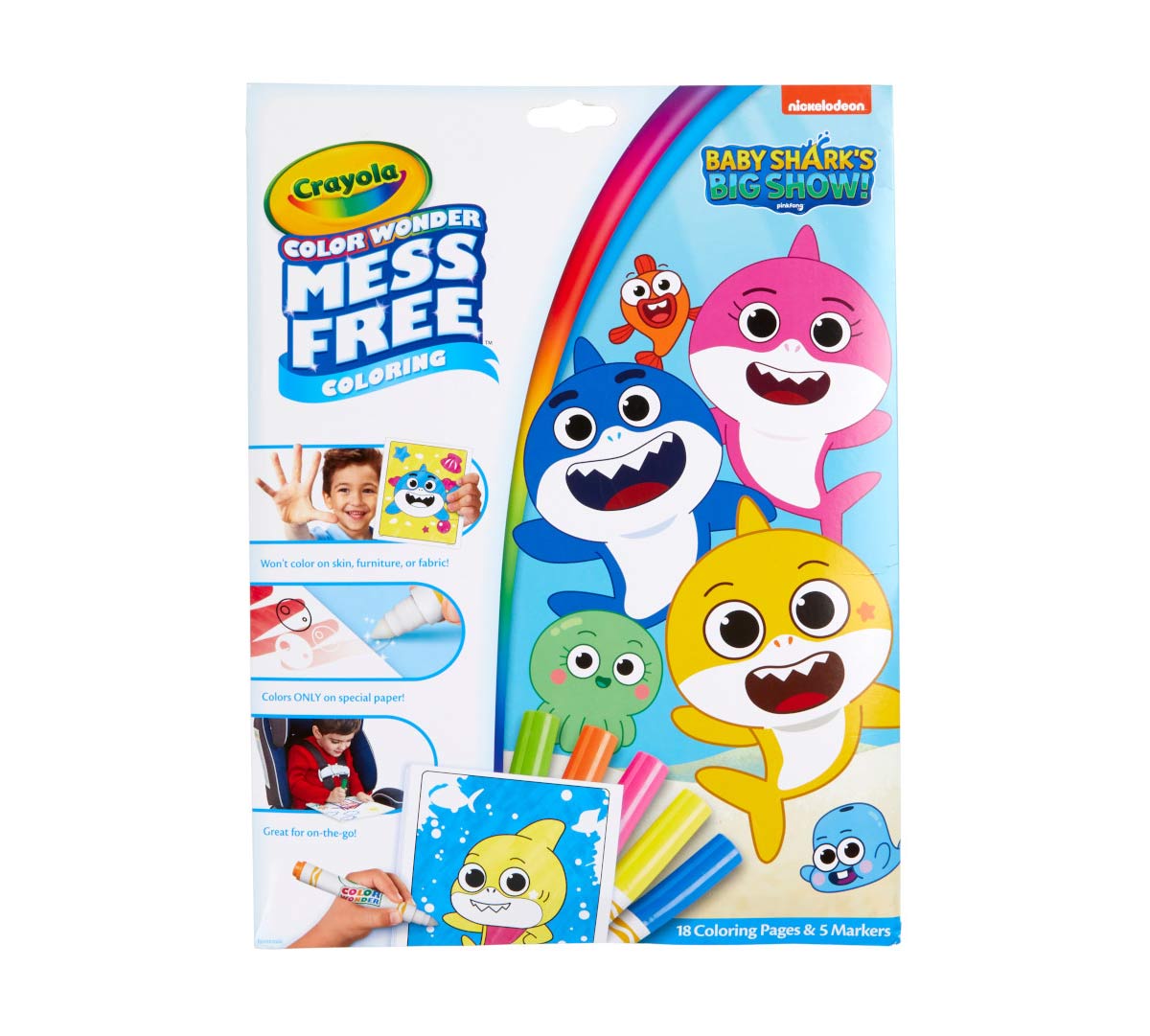 Baby Sharks Big Show Color Wonder Foldalope front view
