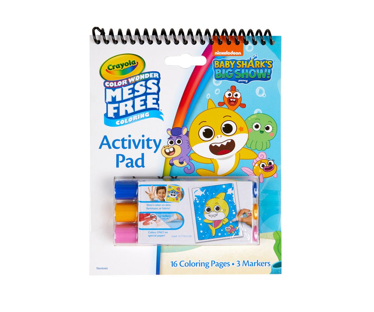 Color Wonder Activity Pad Baby Shark Big Show front view