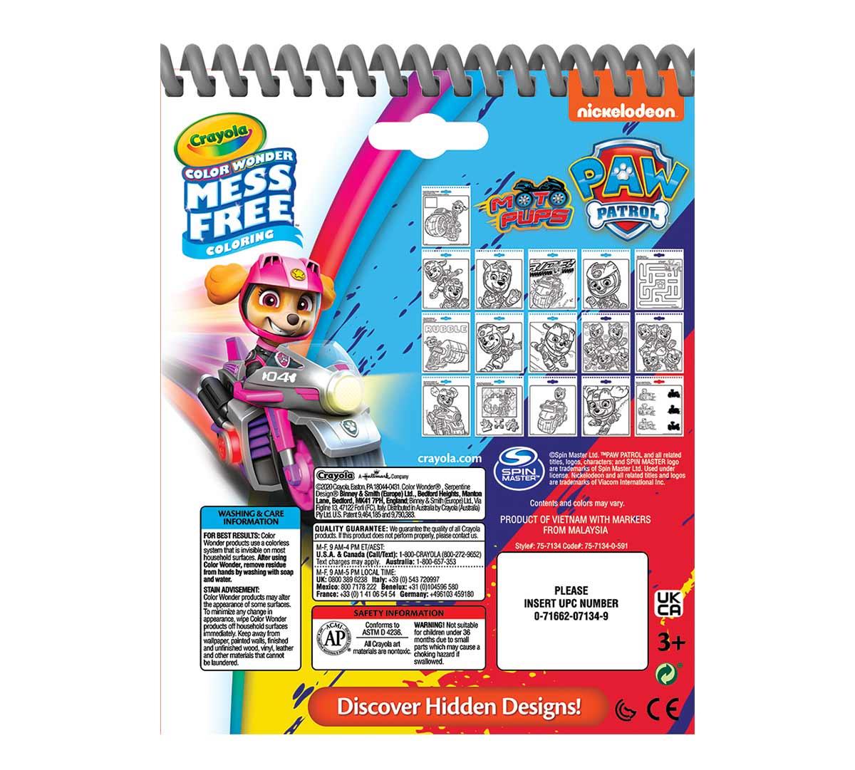 Color Wonder Mess Free Paw Patrol Coloring & Activity Pad