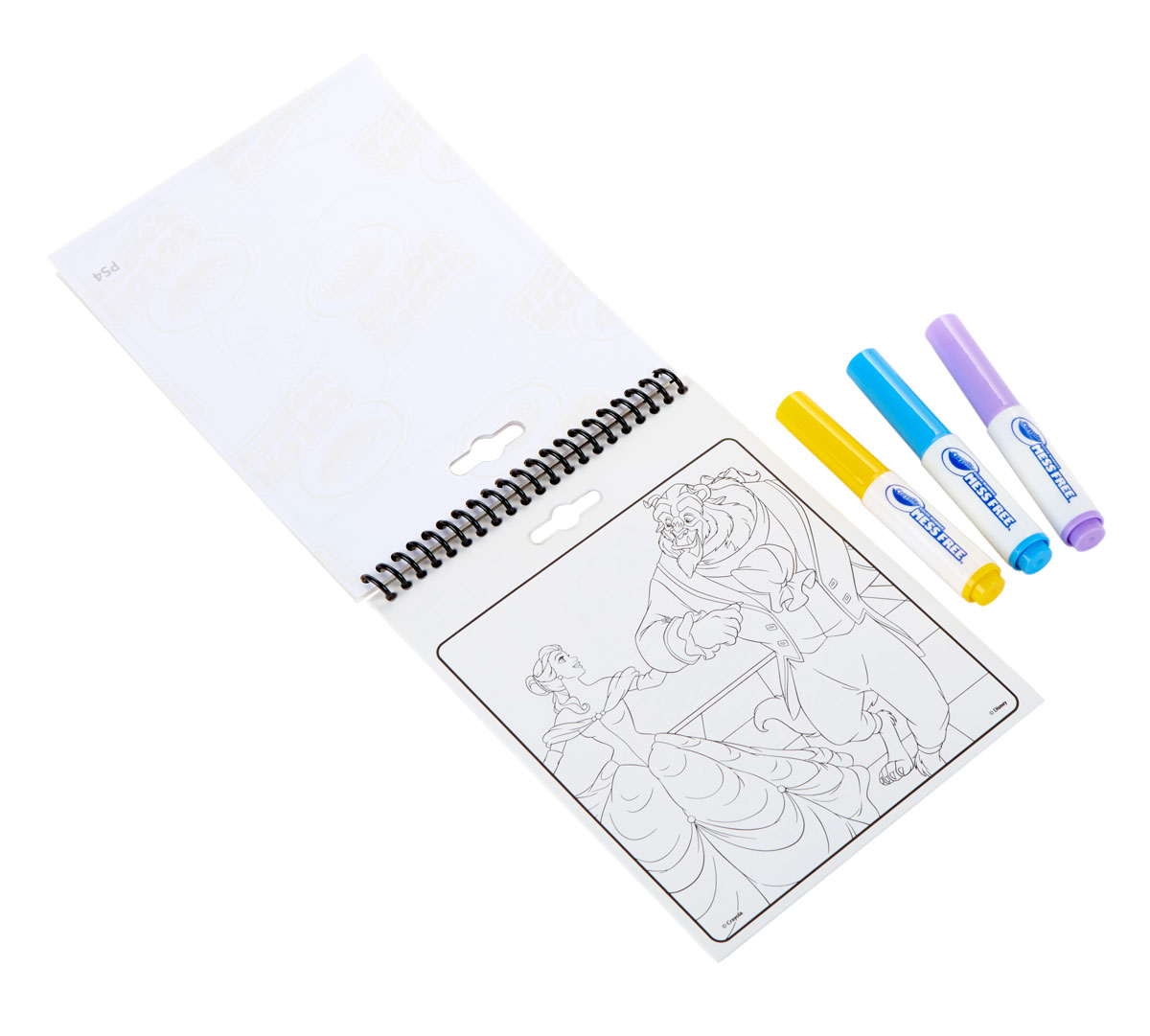 Color Wonder Mess Free Princess Coloring and Activity Pad contents