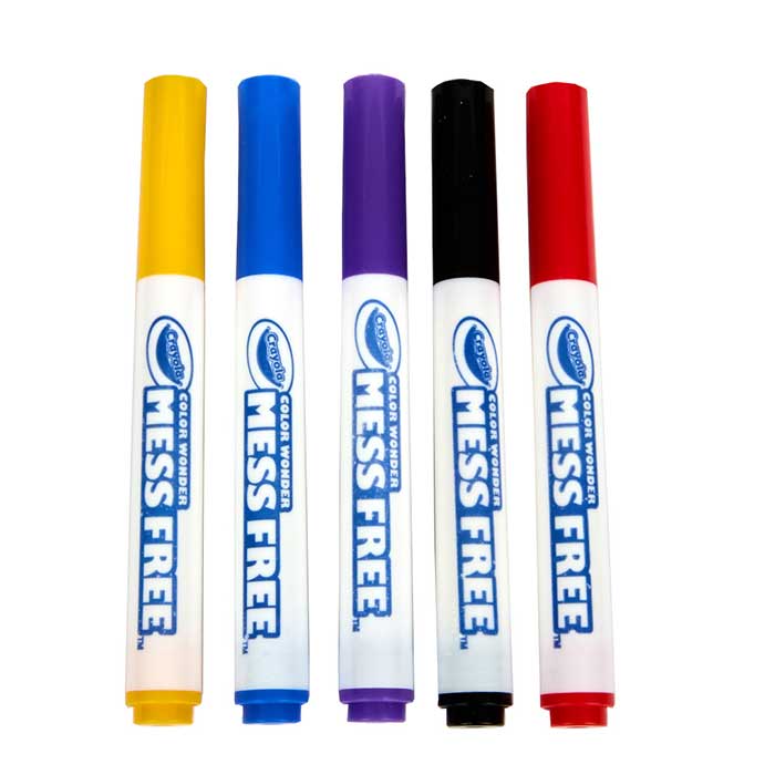 Color Wonder Mess Free Spidey & His Amazing Friends Neon Coloring Pages & Markers markers. colors may vary.
