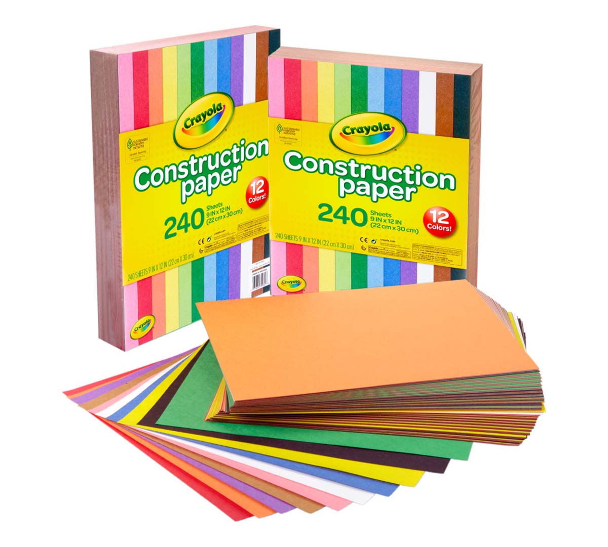 Construction Paper 240 ct. - 2 Pack Bundle