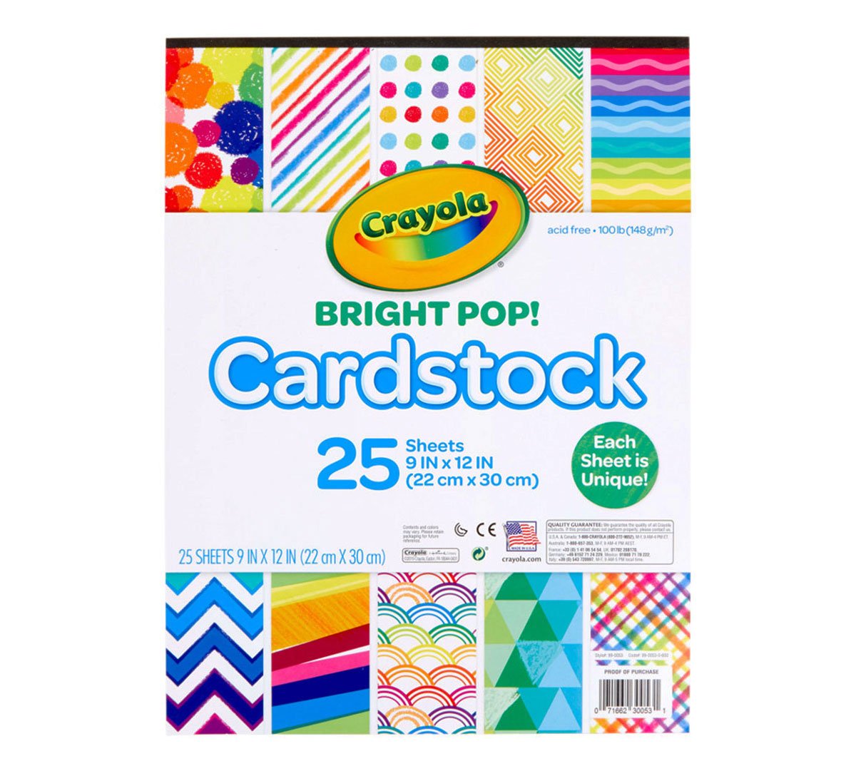 Crayola Cardstock Front