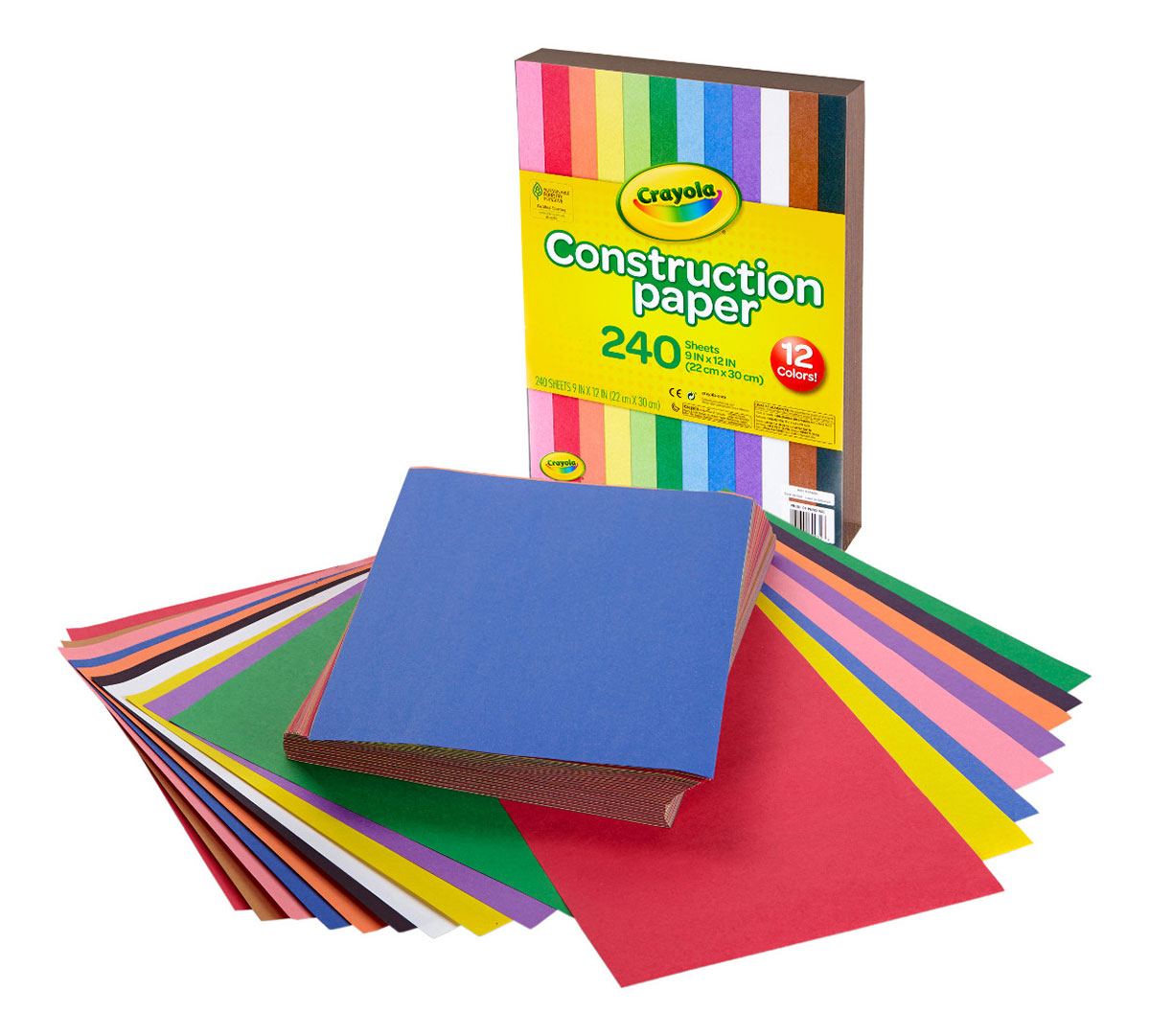 240 Count Construction Paper front and paper