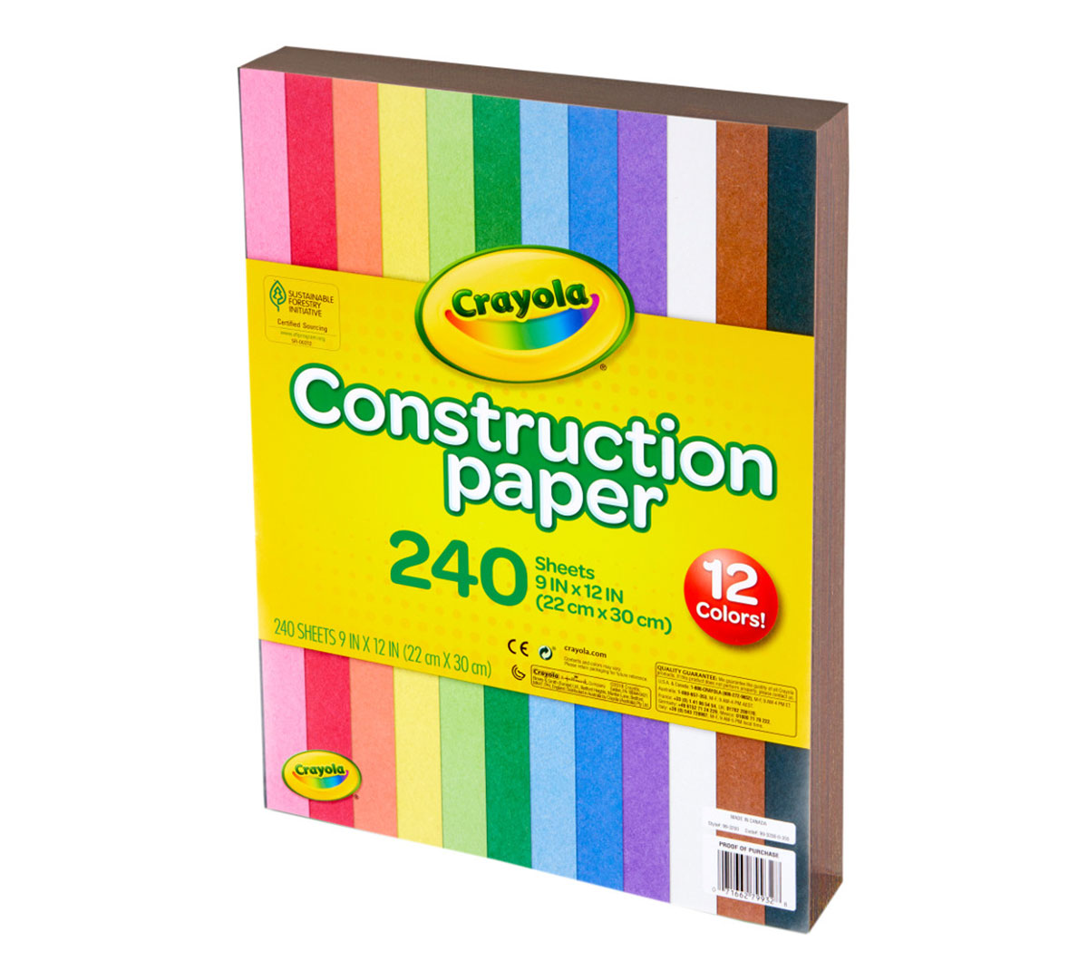 240 Count Construction Paper left angle