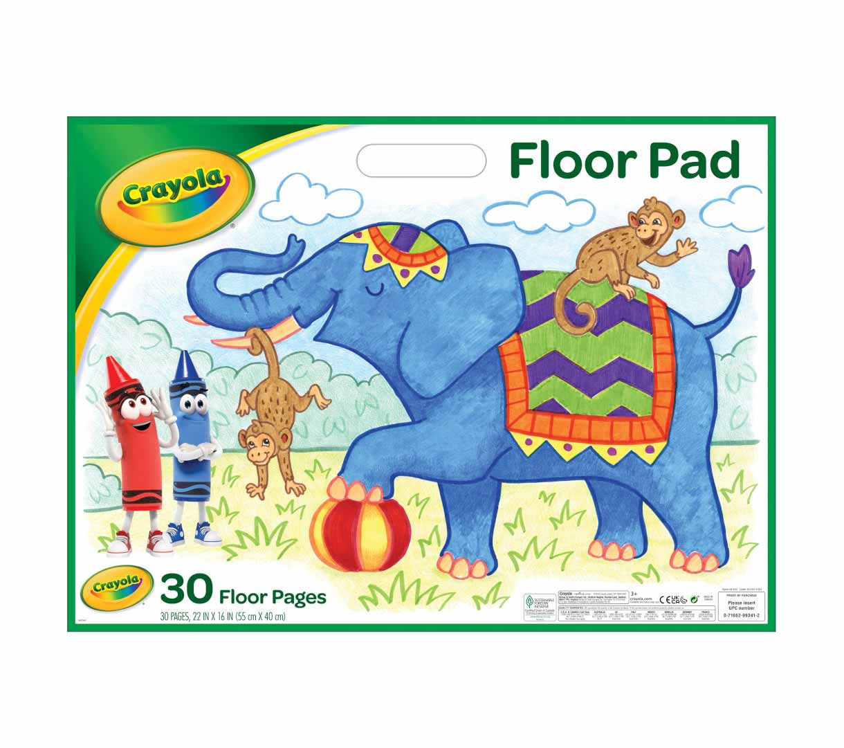 Giant Paper Pad  30 sheets front view.