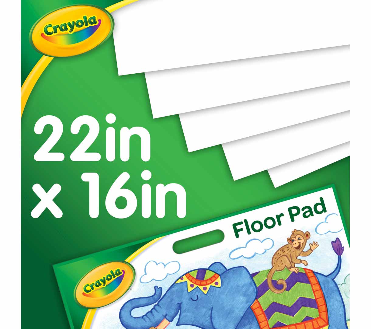 Giant Paper Pad  30 sheets. 22in x 16in floor pad.