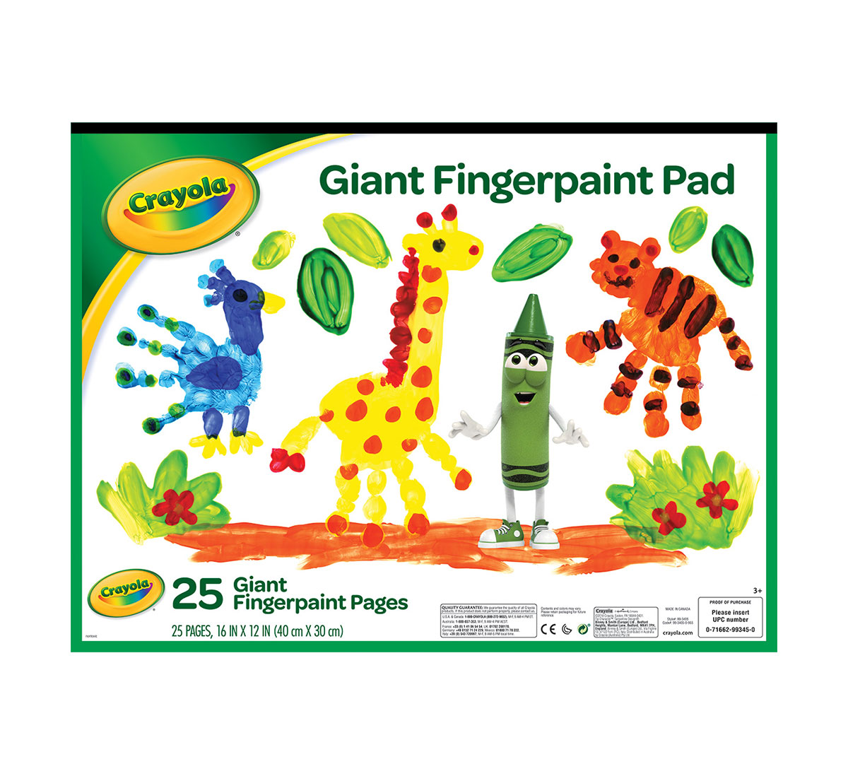 Giant Fingerpaint Pad front cover